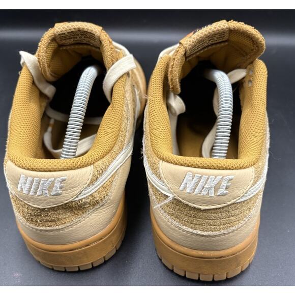 Nike Dunk Low Waffle Mens Tan Brown Leather & Suede Sneakers Sz 9.5 FZ4041-744 main image 14